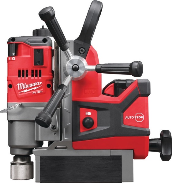 Wiertnica magnetyczna Milwaukee M18 FMDP-502C (+ 2x akumulator 5 Ah + ładowarka + walizka)