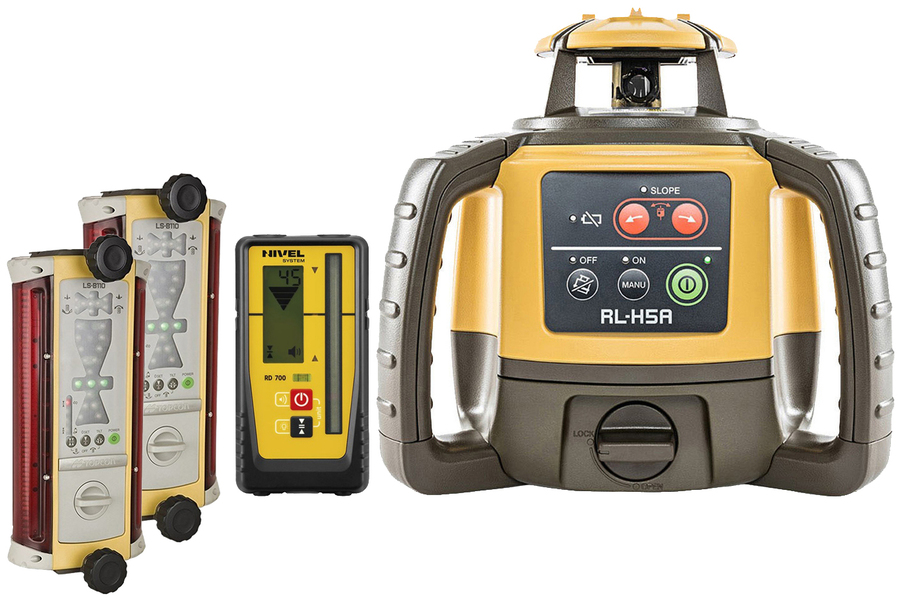 Laser level Topcon RL-H5A Digital (+ 2x laser sensor)