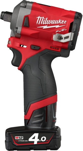 Klucz udarowy ½″ Milwaukee M12 FIWF12-422X (+ akumulator 4 Ah + akumulator 2 Ah+ ładowarka + walizka)