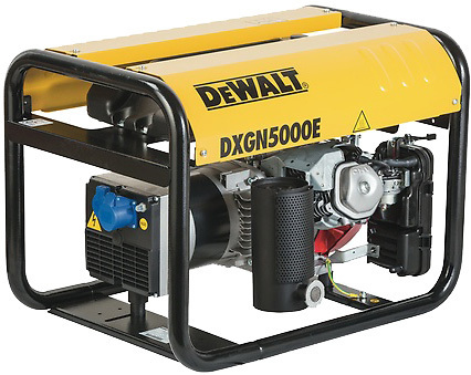 Single phase power generator unit DeWalt DXGN 5000E AVR