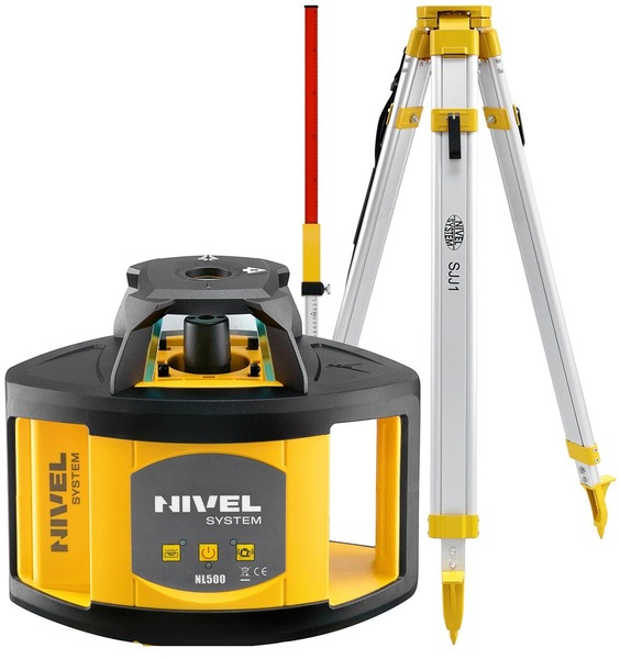 Laser level Nivel System NL500 (+ tripod + laser stave)
