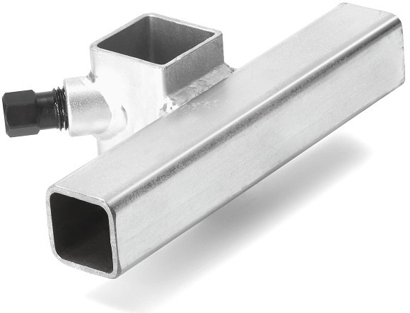 Angle bracket double pulley for Husqvarna CS 2512, CS 10 wire saw