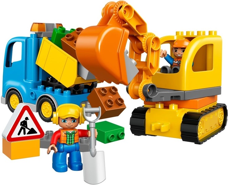 Truck & tracked excavator LEGO Duplo