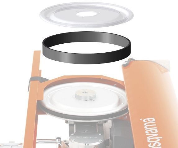 Rubber ring, drive pulley for Husqvarna CS 2512, CS 10 wire saw
