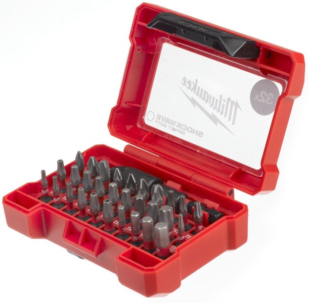 Zestaw bitów Milwaukee Shockwave Impact Duty (32 sztuk)
