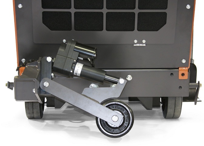 Factory installed fifth wheel kit without weight bracket kit for Husqvarna FS 7000 D floor saw