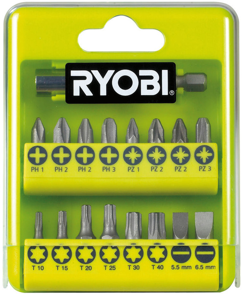 Zestaw bitów Ryobi RAK17SD (17 sztuk)