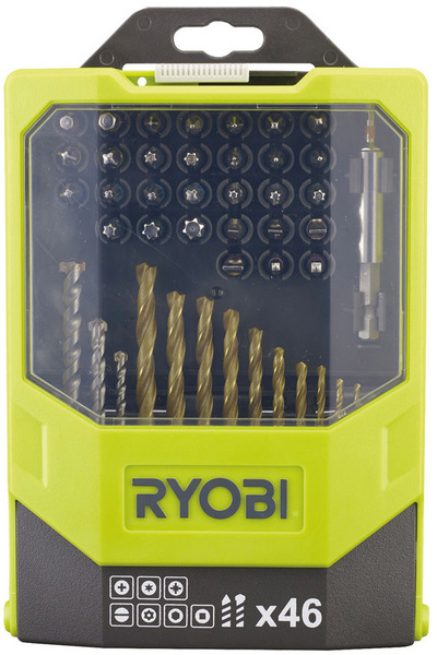 Drill bit and bit set Ryobi RAK46MIXC (46 pc)