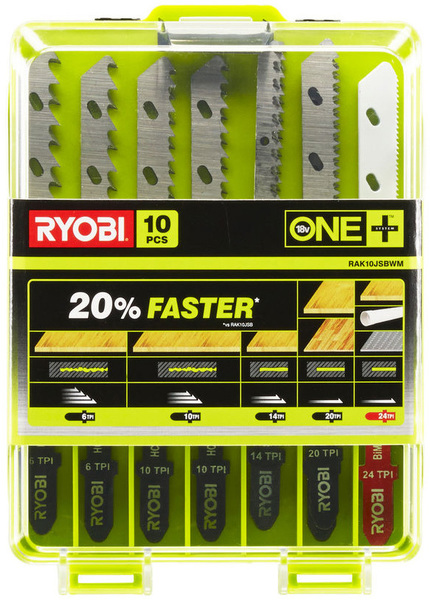 Set of blades Ryobi RAK10JSBWM (10 pc)