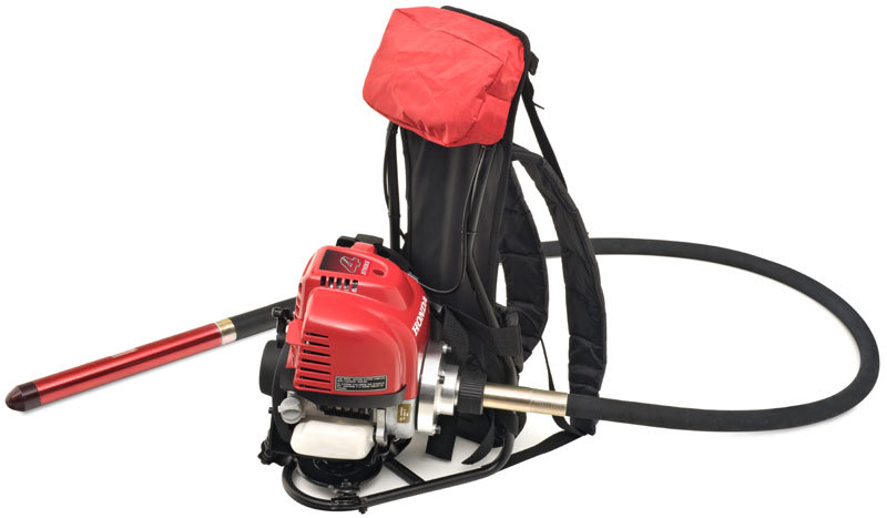 Internal vibrator ENAR BACKPACK (shaft 3 m + vibrator head 58 mm)