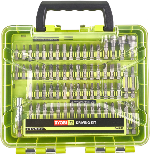 Accessories kit Ryobi RAKDD71 (71 pieces)