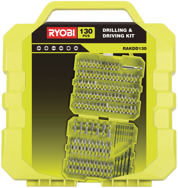 Accessories kit Ryobi RAKDD130 (130 pieces)