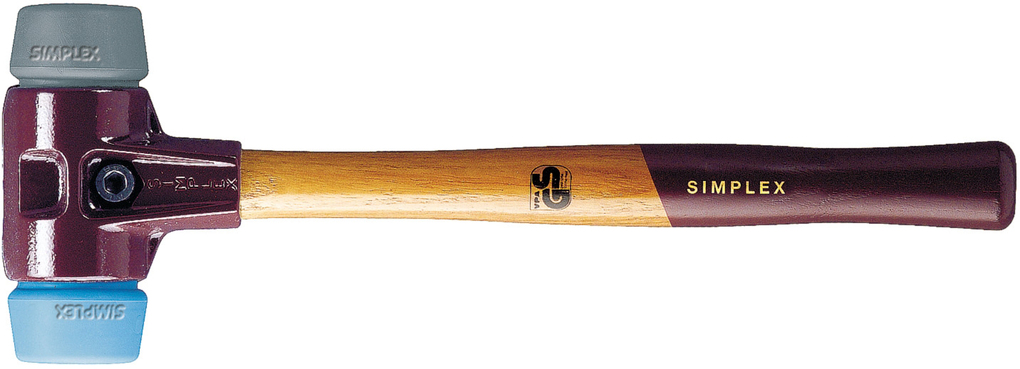 Młotek Halder Simplex EH3013 60 mm (miękki + średnio twardy elastomer)