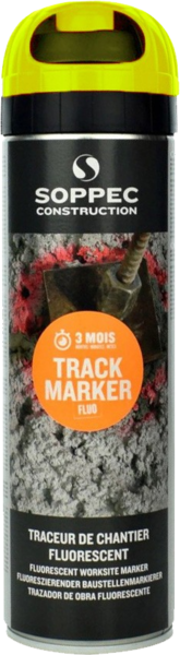 Yellow spray paint Soppec TRACK MARKER