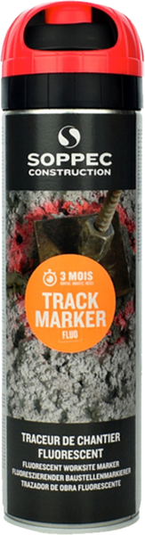 Red spray paint 500 ml Soppec TRACK MARKER