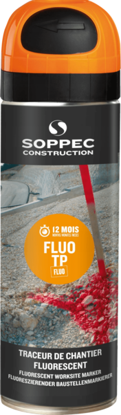 Orange spray paint Soppec FLUO TP