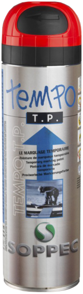 Red spray paint 500 ml Soppec TEMPO TP