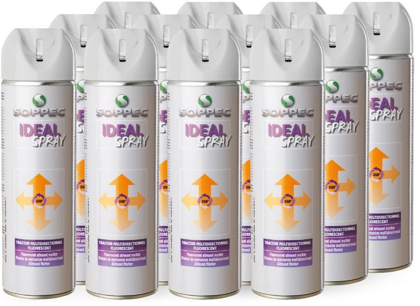 White spray paint Soppec IDEAL 12 pc.
