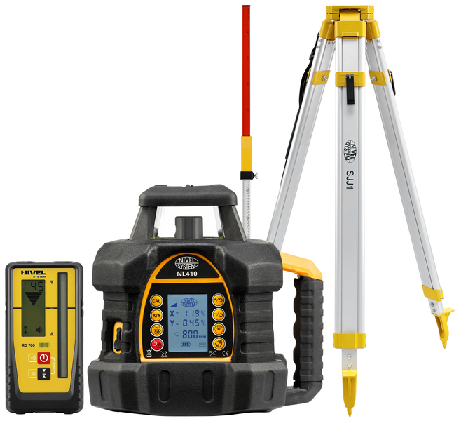 Laser level Nivel System NL410 Digital (+ tripod, + laser stave)