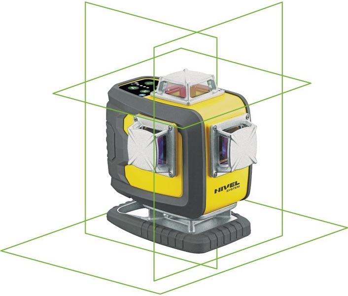 Multilaser krzyżowy Nivel System CL4D-G, wiązka zielona