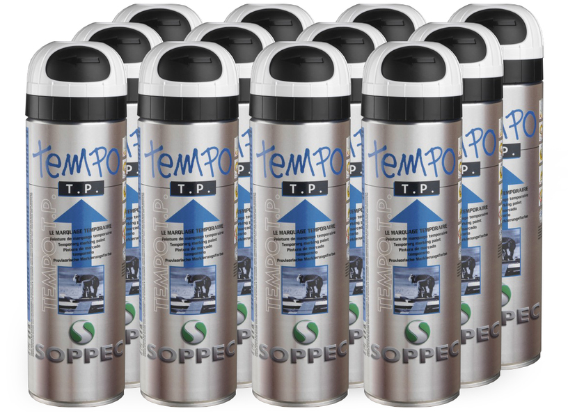 White spray paint Soppec TEMPO TP 12 pc.