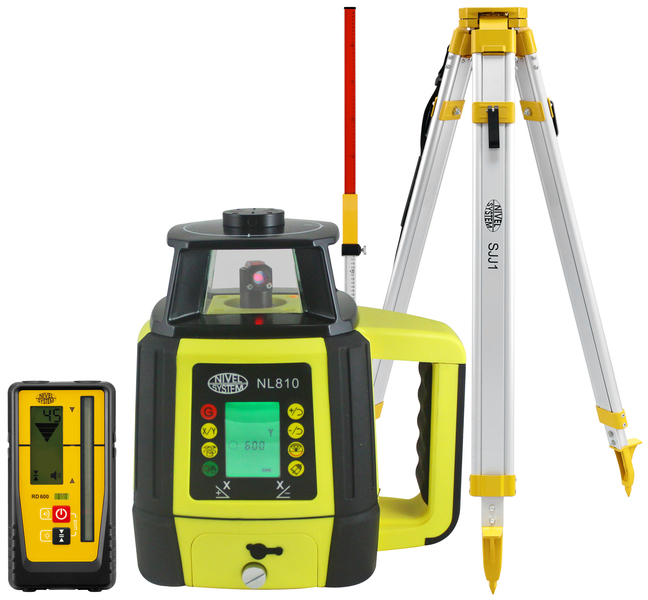 Laser level Nivel System NL810 Digital (+ laser stave, + tripod)