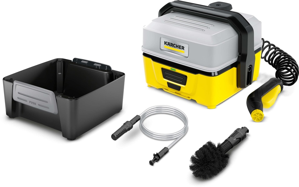Mobile outdoor cleaner Kärcher OC 3 with Adventure set