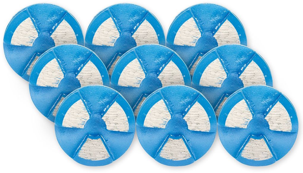 Blade with diamond-bonds Scanmaskin ROUND-RAP BLUE (9 pcs)