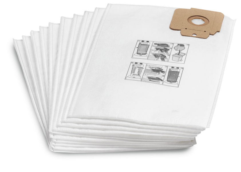 Non-woven filter bags Kärcher 10 pieces (length 400 mm)
