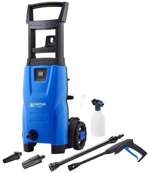 Mobile cold water high-pressure washer Nilfisk C 120.7-6