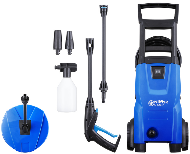 Mobile cold water high-pressure washer Nilfisk C 120.7-6 PC