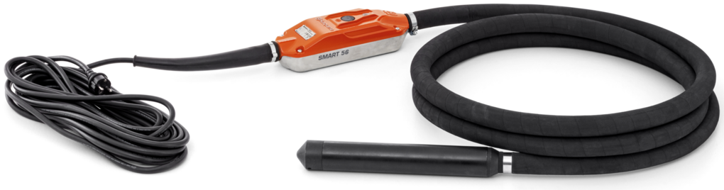 Wibrator pogrążalny Husqvarna SMART65 do betonu (wałek 5 m, buława 65 mm)