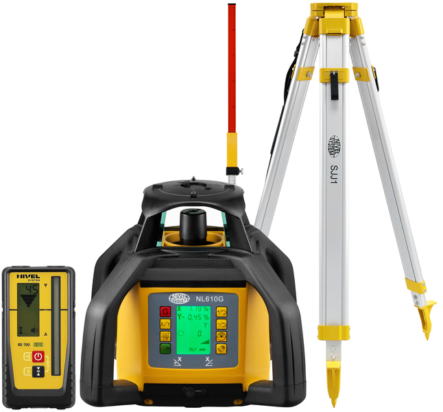 Laser level Nivel System NL610G Digital (+ tripod, + laser stave)