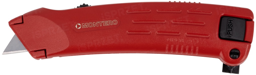 Extendable Montero E373-0001 knife with replaceable trapezoidal blade