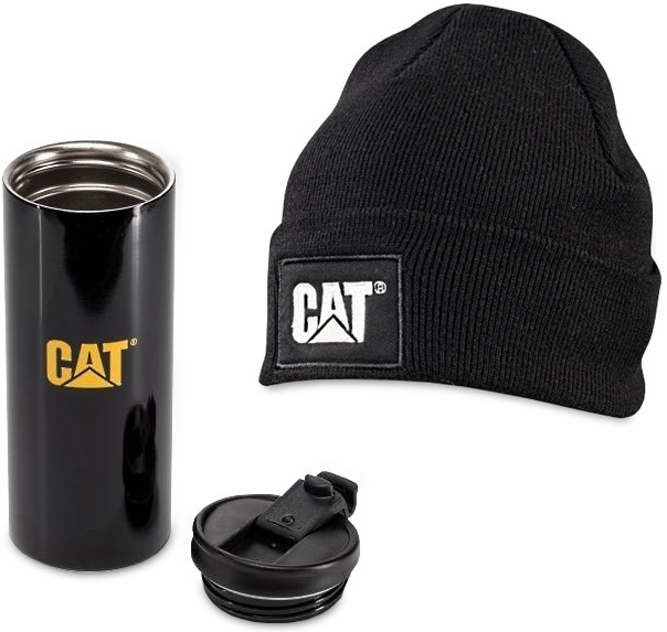Hat and thermal mug kit