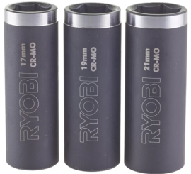 Impact socket kit Ryobi RAKPISOC3