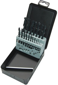 Wiertła do metalu Milwaukee HSS-R (19 sztuk) w kasecie