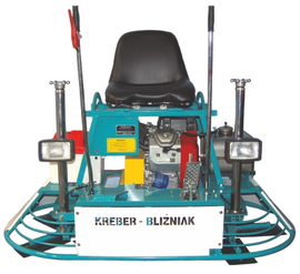 Double-disc self-propelled trowel Kreber K-750-2-TMM BLIŹNIAK (+sprinkler and lighting)
