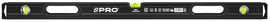 Spirit level PRO 120 cm milled with handle