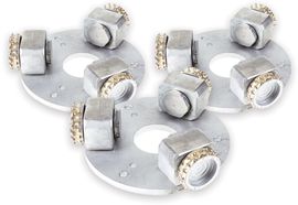 Diamond metal-bond Scanmaskin Bush Hammer (set 3 pc.)
