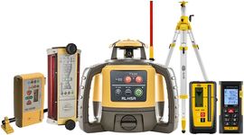 Laser level Topcon RL-H5A Digital (+ cranked tripod, + laser stave, + distance meter, + LS-B110W PRO laser sensor)