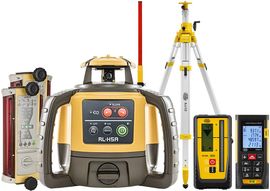 Laser level Topcon RL-H5A Digital (+ cranked tripod, + laser stave, + distance meter, + 2x LS-B110W laser sensor)