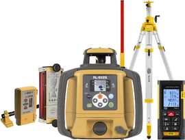 Laser level Topcon RL-SV2S (+ cranked tripod, + laser stave, + distance meter,  + LS-B110W PRO laser sensor)