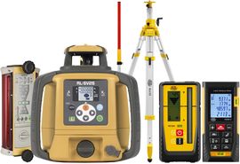 Laser level Topcon RL-SV2S DIGITAL (+ craked tripod, + laser stave, + distance meter, + LS-B110 laser sensor)