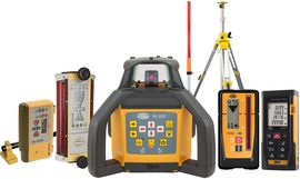 Laser level Nivel System NL600 Digital (+ cranked tripod, + laser stave, + distance meter, + LS-B110W PRO laser sensor)