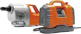 Core drill Husqvarna DM 650 + Husqvarna PP 65 high frequency power generator unit