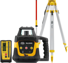 Laser level Nivel System NL200G DIGITAL (+ tripod, + laser stave)