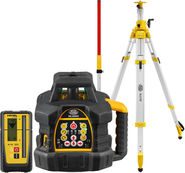 Laser level Nivel System NL400G DIGITAL (+ cranked tripod, + laser stave)