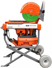 Dust-free table cutter iQ Power Tools iQMS362 with dust extraction system