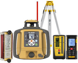 Laser level Topcon RL-SV2S DIGITAL (+ tripod + laser stave + distance meter + laser sensor)